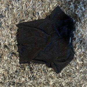 GLITTERY TRANSPARENT TOP 🖤